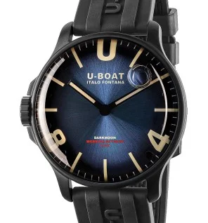 orologio uomo U-Boat 8700/B Darkmoon Blue IPB Soleil 44mm 5ATM