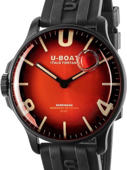 orologio uomo U-Boat 8697/B Darkmoon Red PVD Soleil 44mm 5ATM