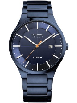 orologio uomo Bering 15239-797 Titanium Solar 39mm 10ATM