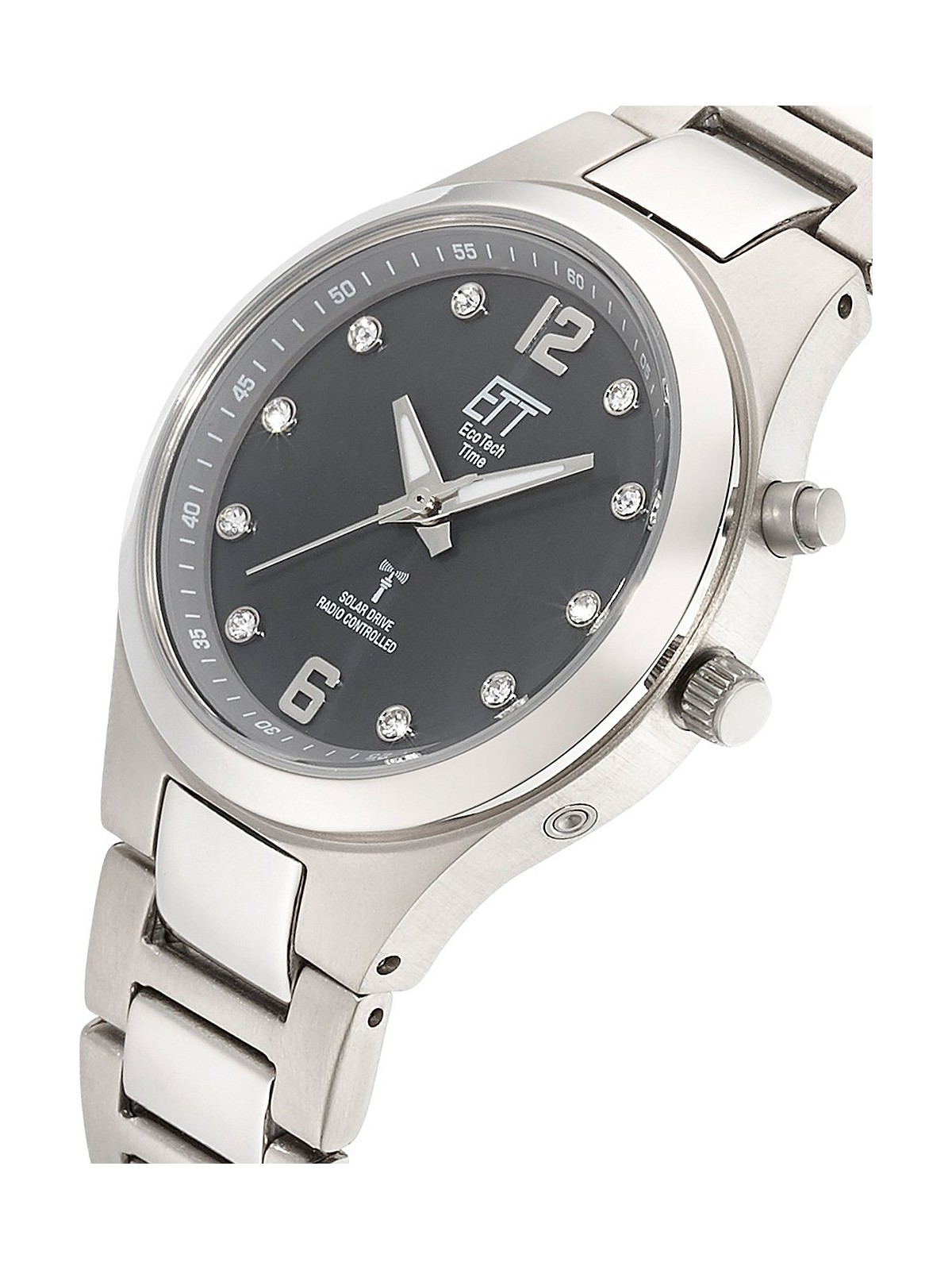 orologio donna ETT ELT-11466-24M Solar Drive radio contr. Everest 34mm 5ATM