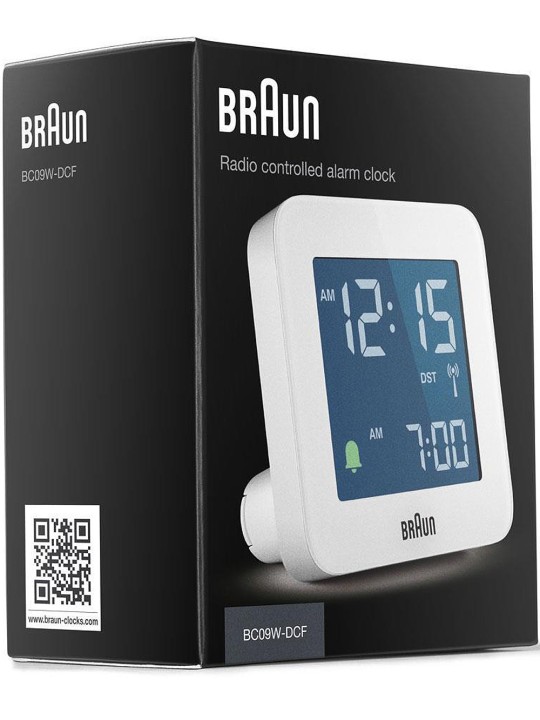 sveglia Braun BC09W-DCF digital radio controlled alarm clock