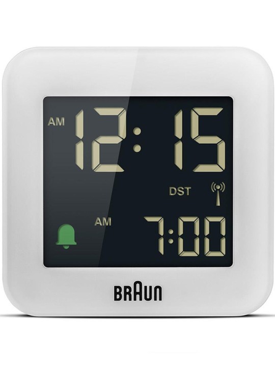 sveglia Braun BC08W-DCF digital radio controlled alarm clock