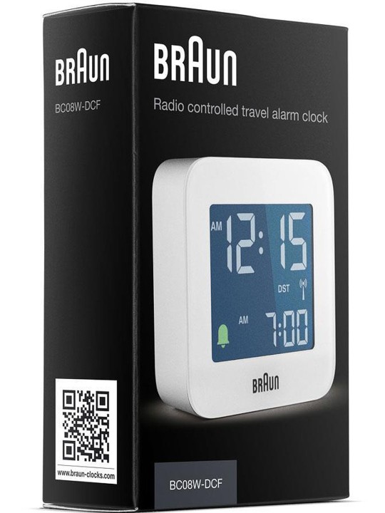sveglia Braun BC08W-DCF digital radio controlled alarm clock
