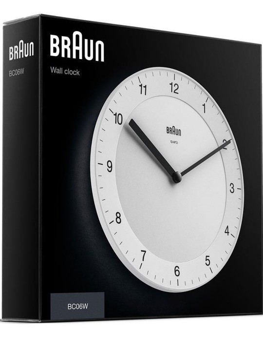 orologio da muro Braun BC06W classic wall clock