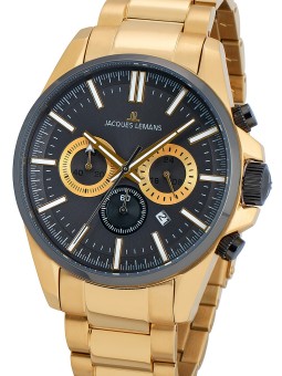orologio uomo Jacques Lemans 1-2119H Liverpool chronograph 44mm 10ATM