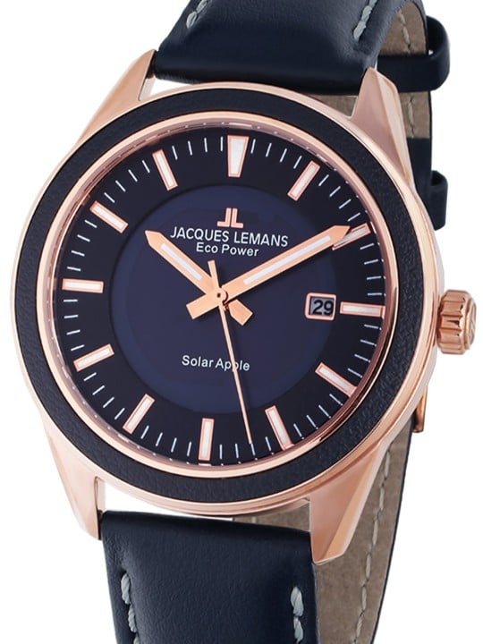 orologio uomo Jacques Lemans 1-2116C Eco Power Apple 40mm 10ATM
