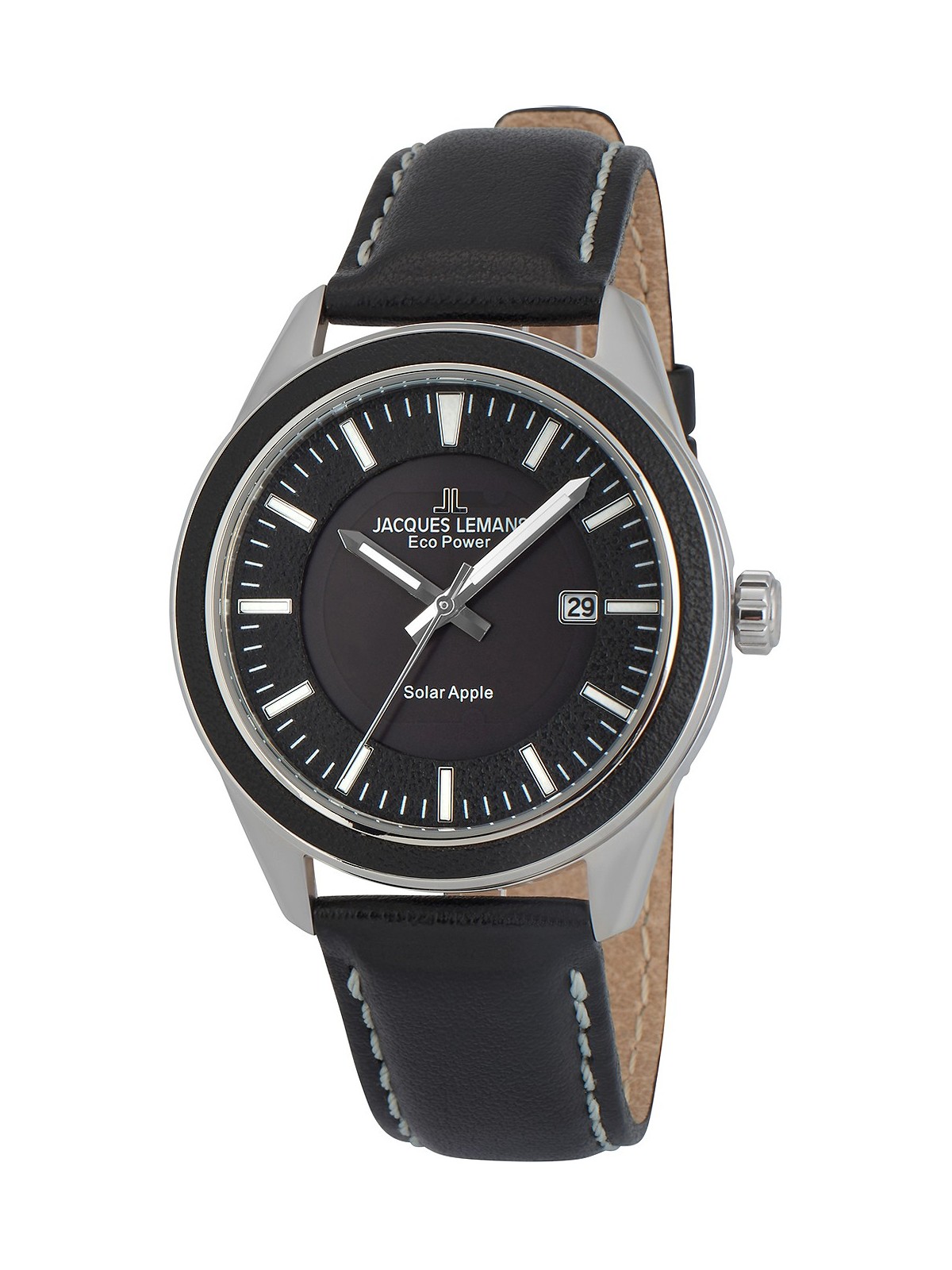 orologio uomo Jacques Lemans 1-2116A Eco Power Apple 40mm 10ATM