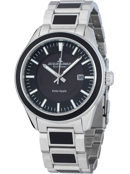 orologio uomo Jacques Lemans 1-2116D Eco Power Apple 40mm 10ATM