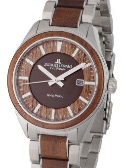 orologio uomo Jacques Lemans 1-2116H Eco Power Wood 40mm 10ATM