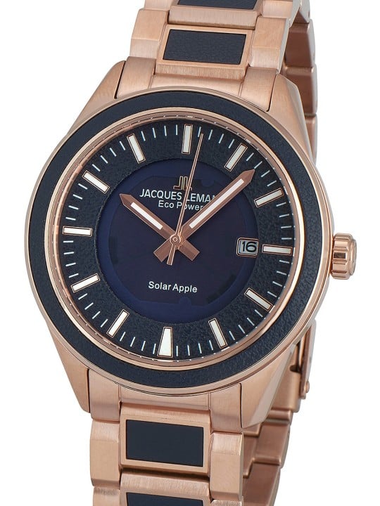 orologio uomo Jacques Lemans 1-2116F Eco Power Apple 40mm 10ATM