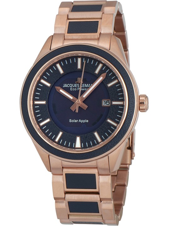 orologio uomo Jacques Lemans 1-2116F Eco Power Apple 40mm 10ATM