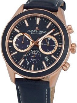 orologio uomo Jacques Lemans 1-2115E Eco Power Apple 44mm 10ATM