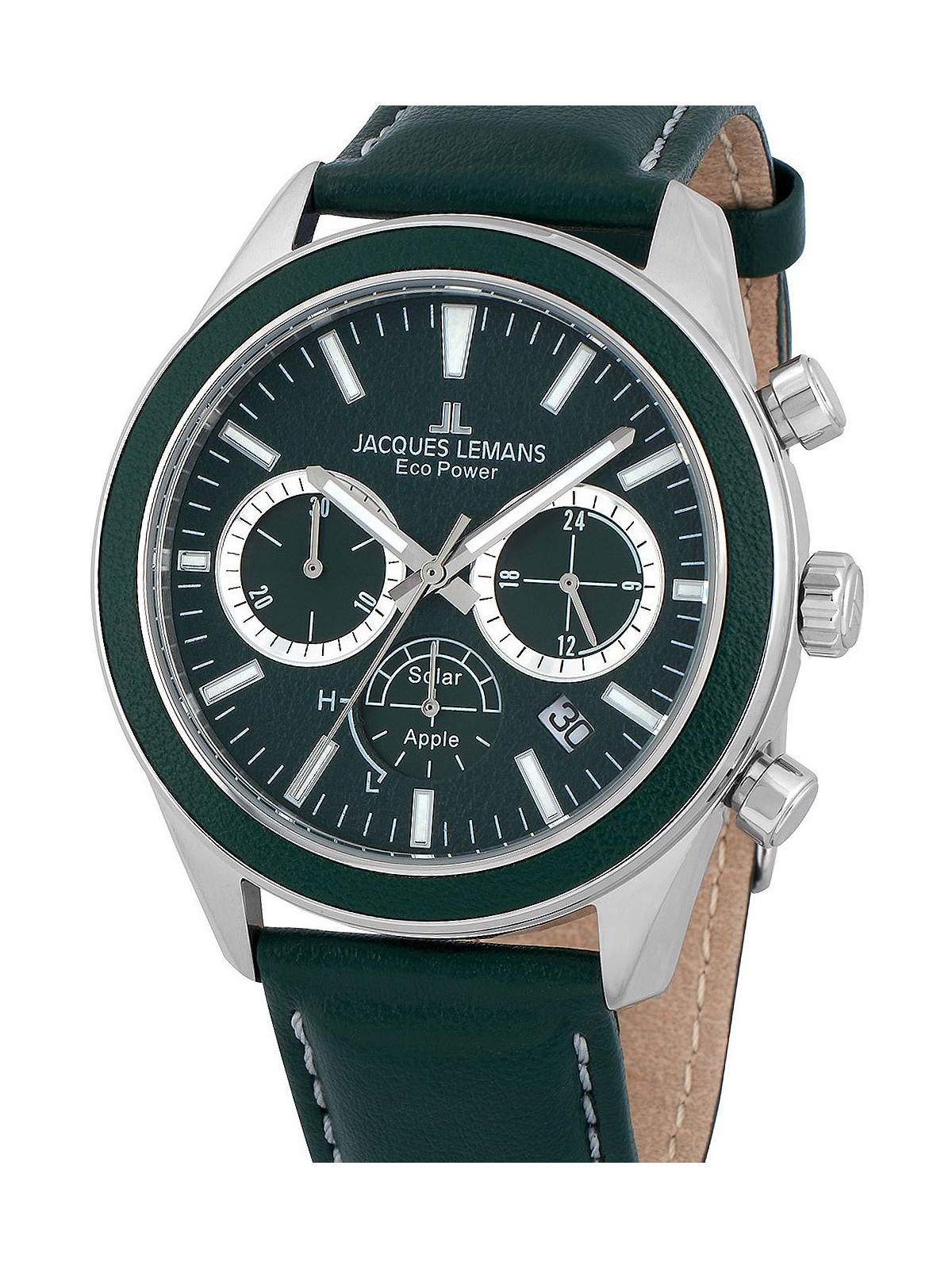orologio uomo Jacques Lemans 1-2115D Eco Power Apple 44mm 10ATM