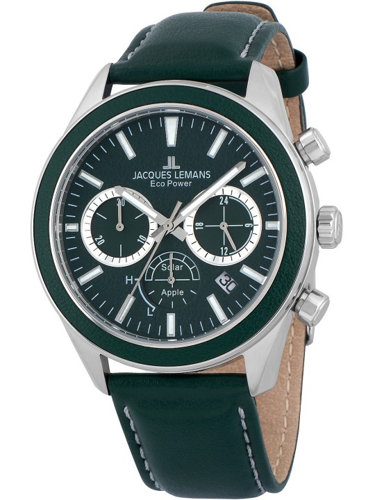 orologio uomo Jacques Lemans 1-2115D Eco Power Apple 44mm 10ATM