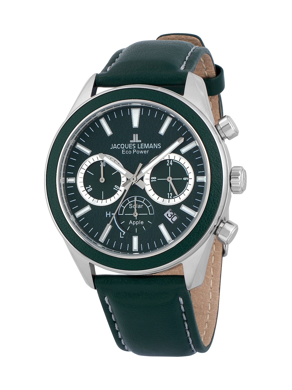 orologio uomo Jacques Lemans 1-2115D Eco Power Apple 44mm 10ATM