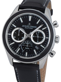 orologio uomo Jacques Lemans 1-2115A Eco Power Apple 44mm 10ATM