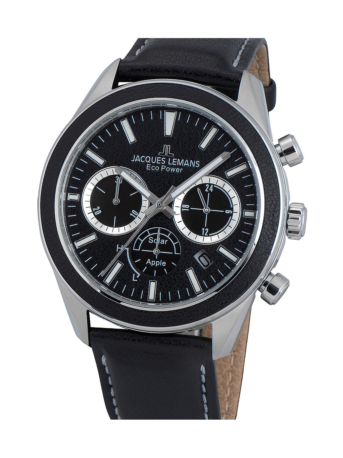 orologio uomo Jacques Lemans 1-2115A Eco Power Apple 44mm 10ATM