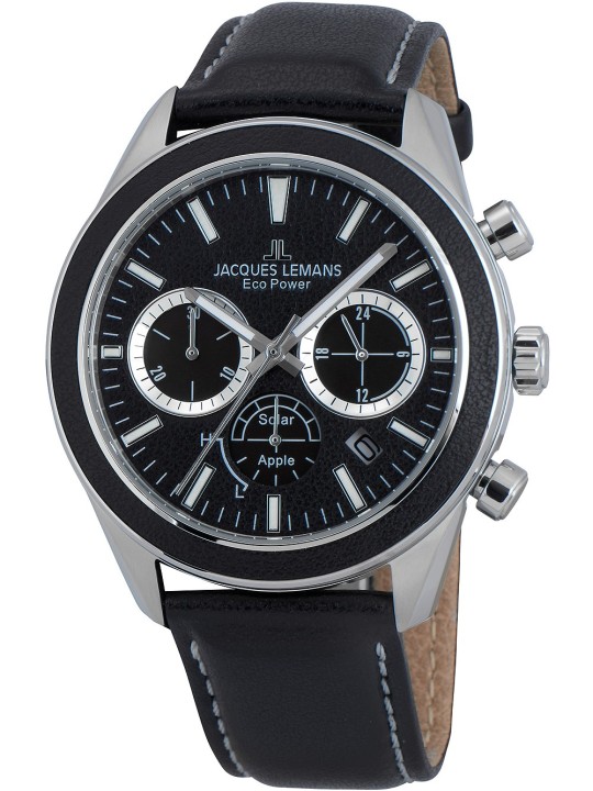 orologio uomo Jacques Lemans 1-2115A Eco Power Apple 44mm 10ATM