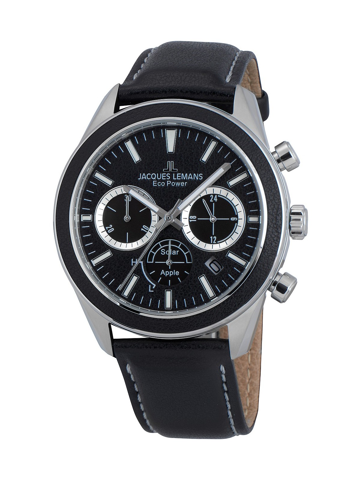orologio uomo Jacques Lemans 1-2115A Eco Power Apple 44mm 10ATM