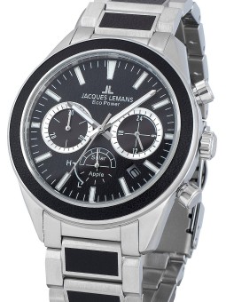 orologio uomo Jacques Lemans 1-2115F Eco Power Apple 44mm 10ATM