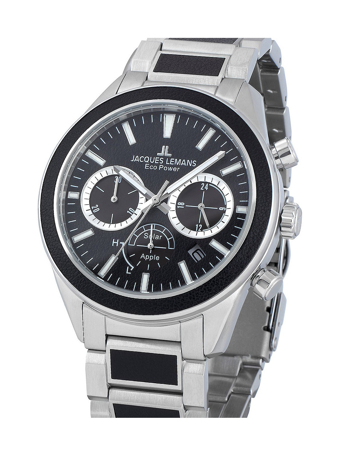 orologio uomo Jacques Lemans 1-2115F Eco Power Apple 44mm 10ATM