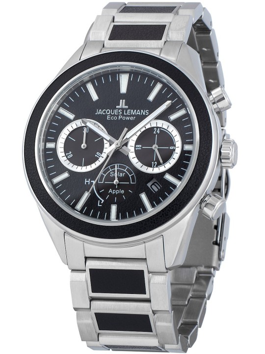 orologio uomo Jacques Lemans 1-2115F Eco Power Apple 44mm 10ATM