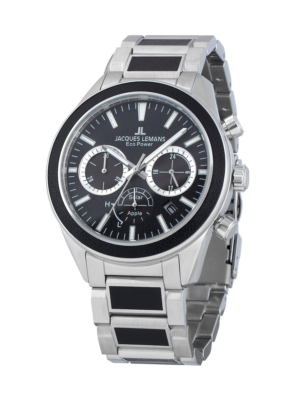 orologio uomo Jacques Lemans 1-2115F Eco Power Apple 44mm 10ATM