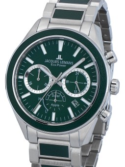orologio uomo Jacques Lemans 1-2115G Eco Power Apple 44mm 10ATM