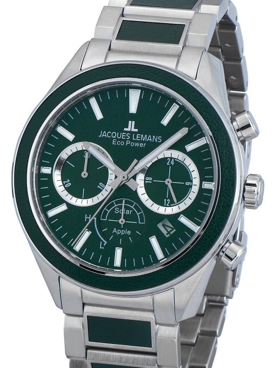 orologio uomo Jacques Lemans 1-2115G Eco Power Apple 44mm 10ATM
