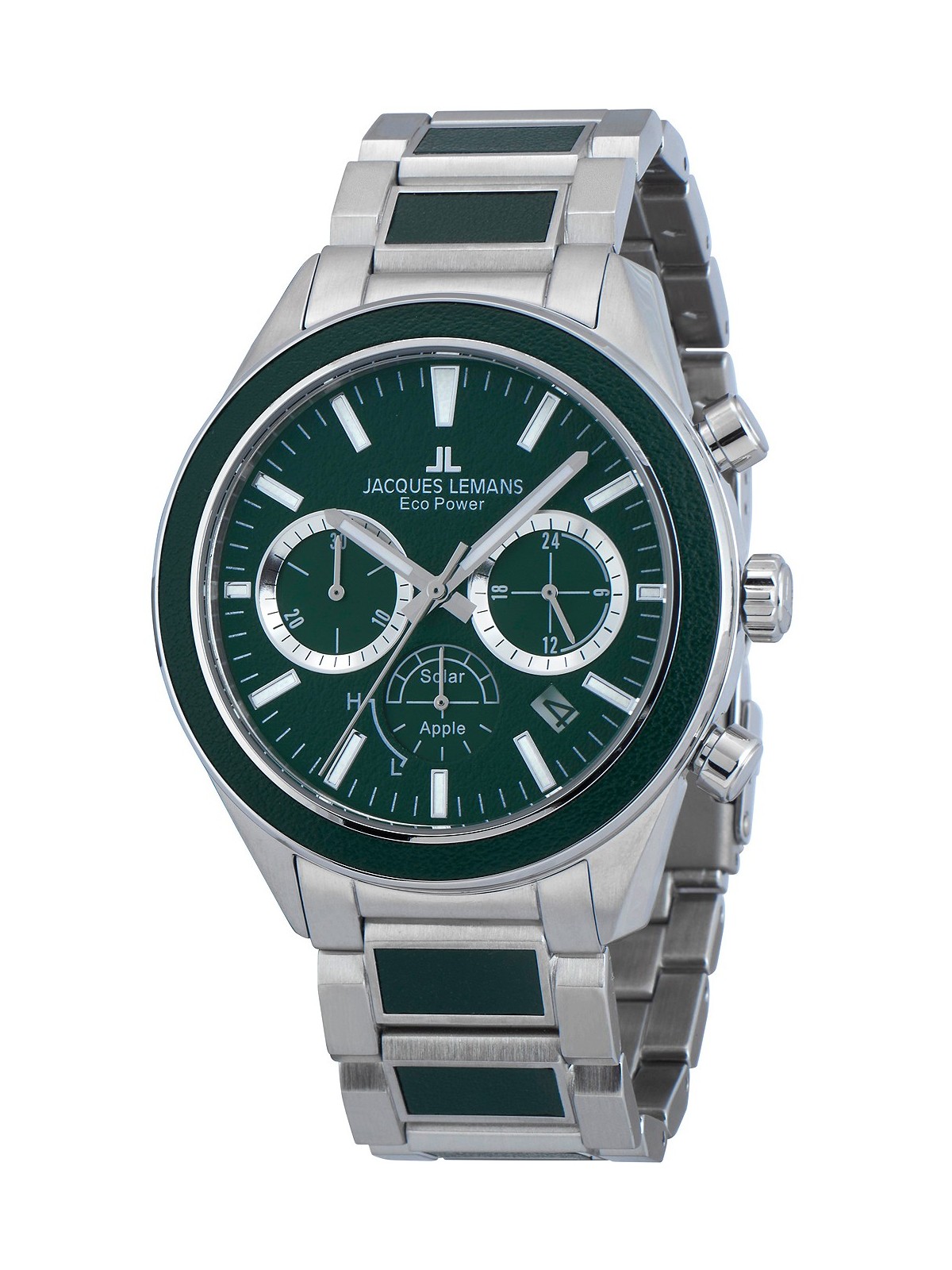 orologio uomo Jacques Lemans 1-2115G Eco Power Apple 44mm 10ATM