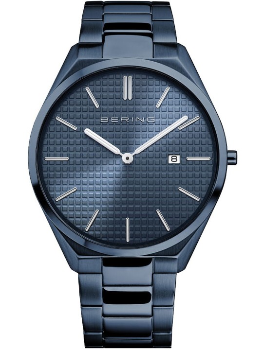 orologio uomo Bering 17240-797 Ultra Slim men`s watch 40mm 3ATM