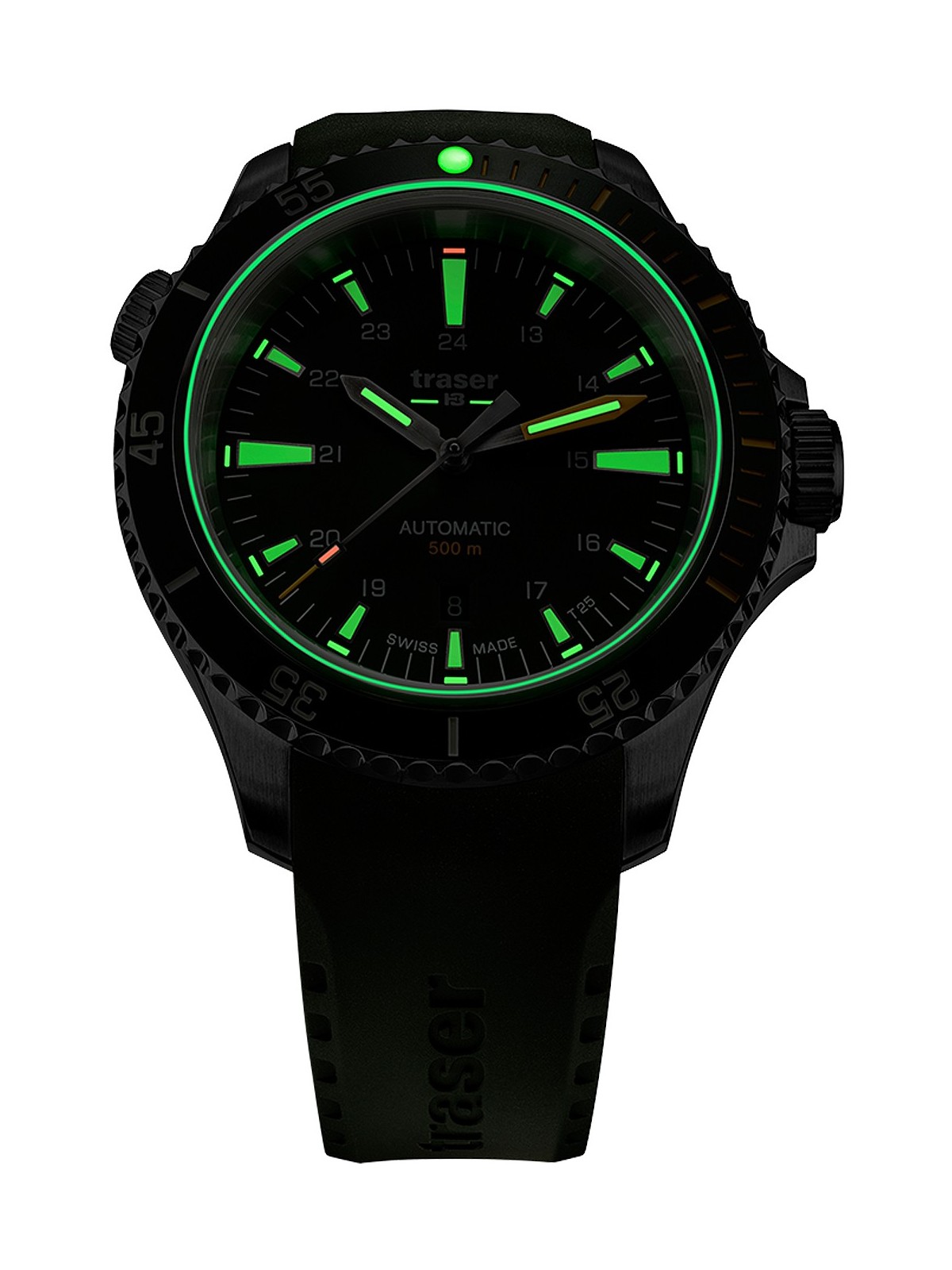 orologio uomo Traser H3 110327 P67 Diver Automatic Green Mens Watch 46mm 50ATM