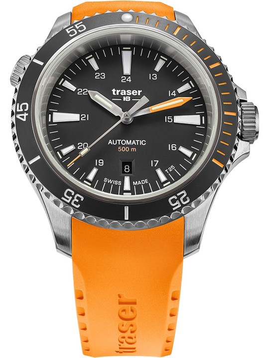 orologio uomo Traser H3 110323 P67 Diver Automatic Black Mens Watch 46mm 50ATM