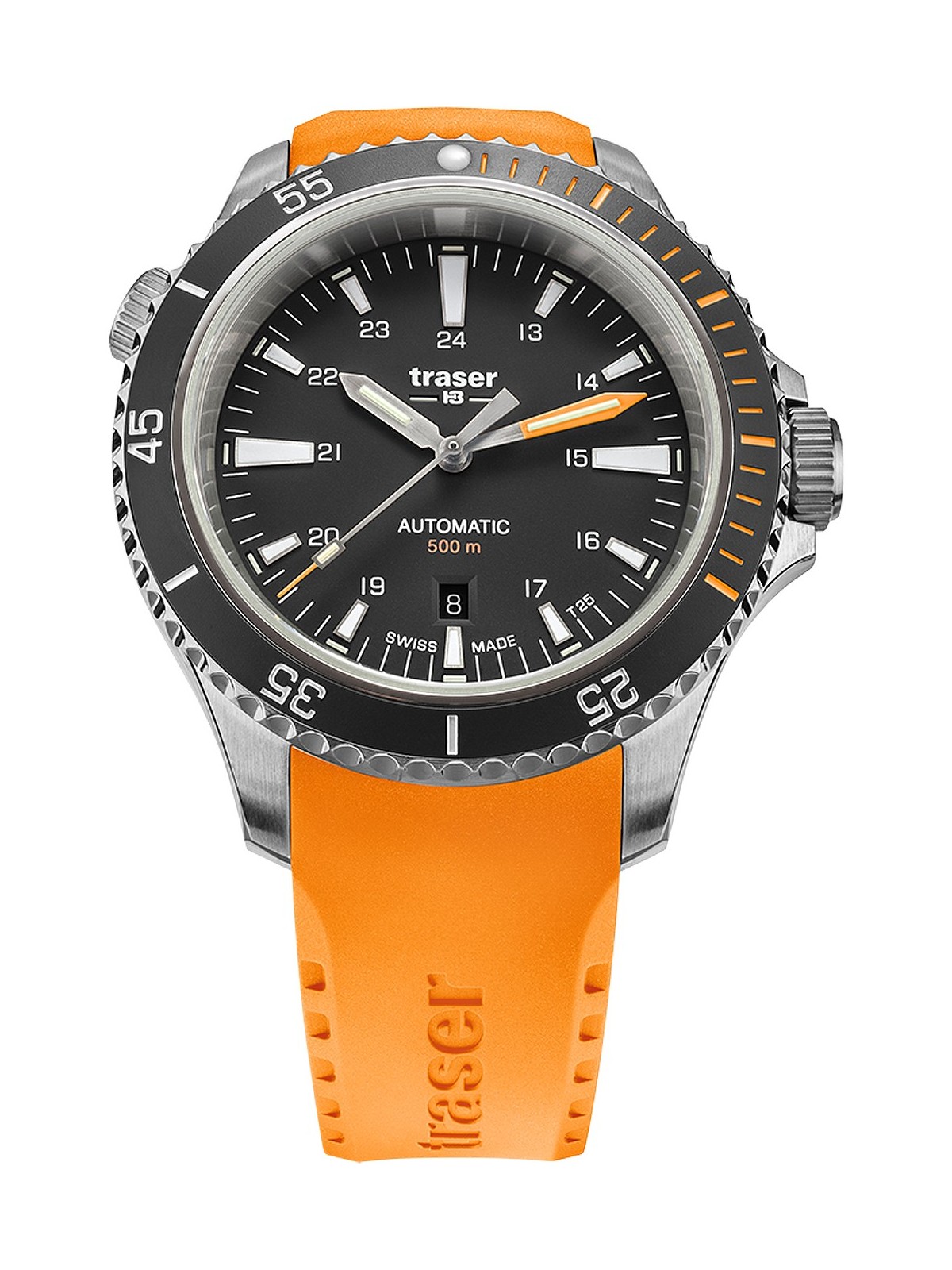 orologio uomo Traser H3 110323 P67 Diver Automatic Black Mens Watch 46mm 50ATM