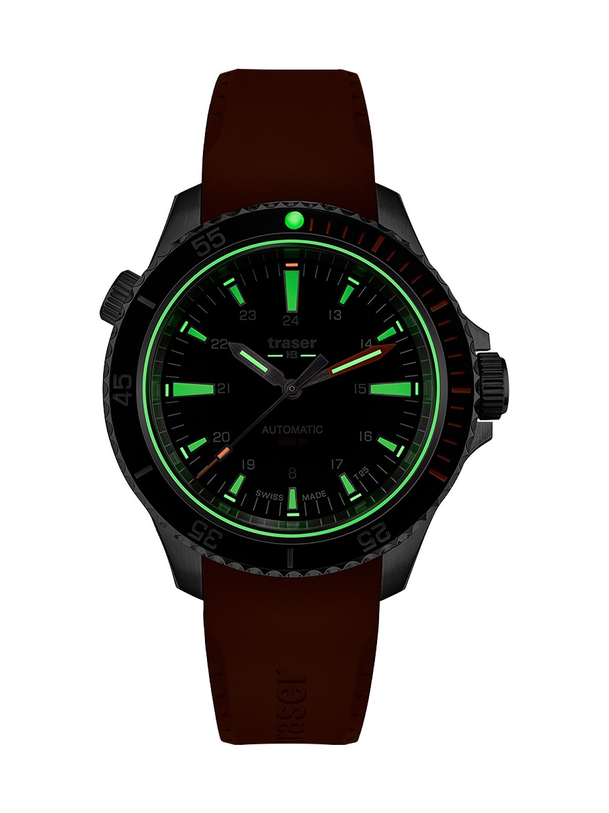 orologio uomo Traser H3 110323 P67 Diver Automatic Black Mens Watch 46mm 50ATM