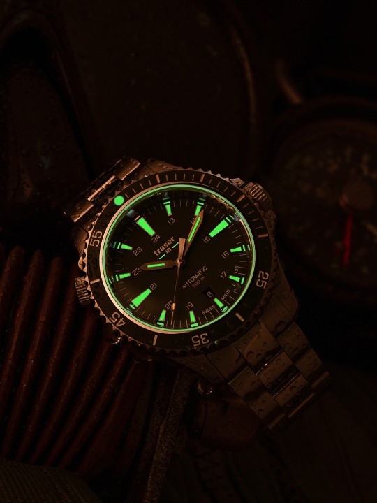 orologio uomo Traser H3 110328 P67 Diver Automatic Green Mens Watch 46mm 50ATM