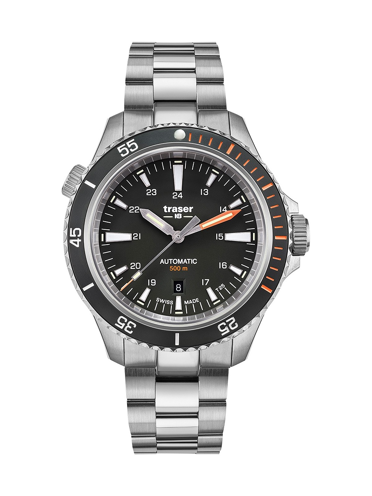 orologio uomo Traser H3 110321 P67 Diver Automatic Black Special Set Mens Watch 46mm 50ATM