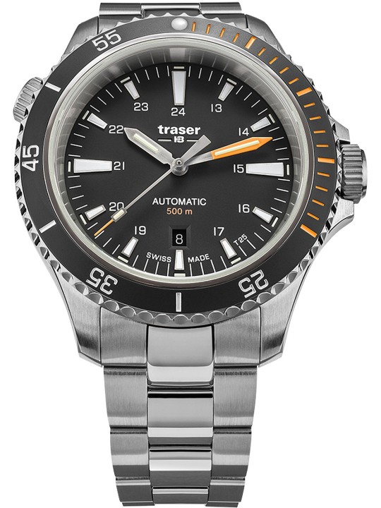 orologio uomo Traser H3 110321 P67 Diver Automatic Black Special Set Mens Watch 46mm 50ATM
