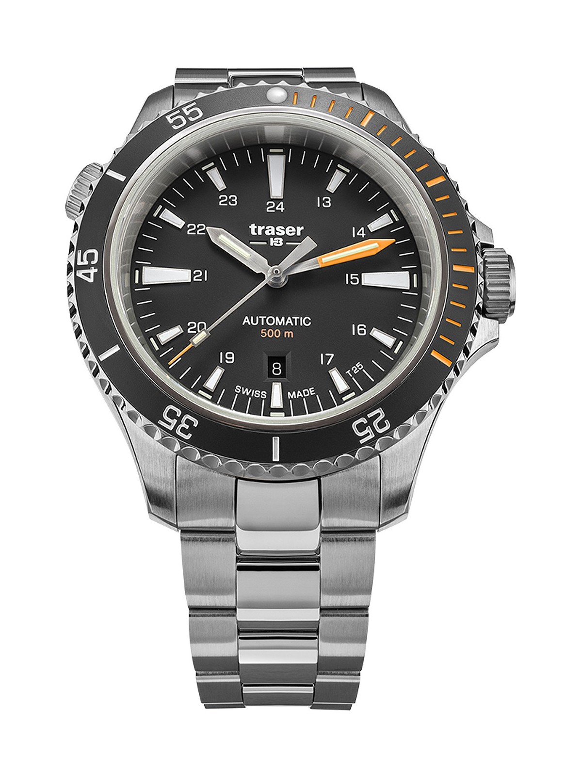 orologio uomo Traser H3 110321 P67 Diver Automatic Black Special Set Mens Watch 46mm 50ATM