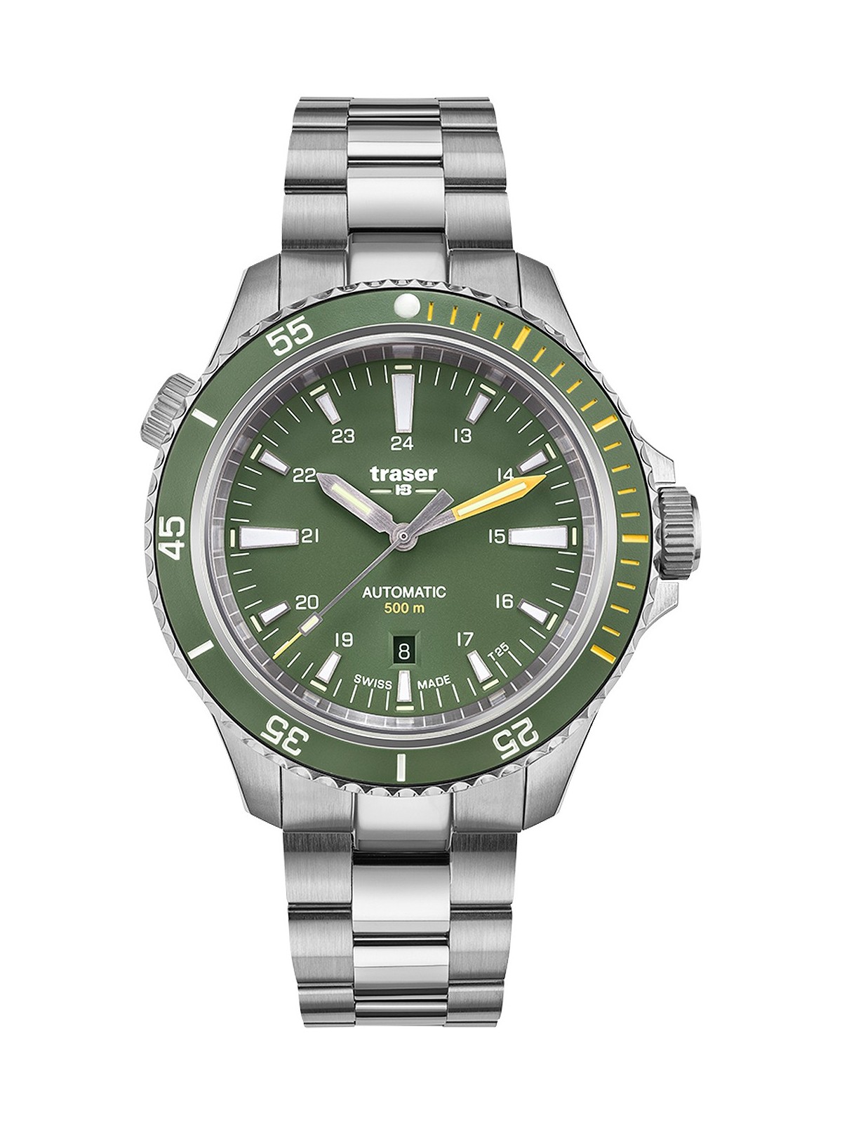 orologio uomo Traser H3 110325 P67 Diver Automatic Green Special Set Mens Watch 46mm 50ATM