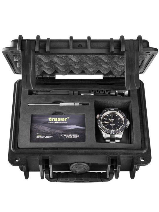 orologio uomo Traser H3 110325 P67 Diver Automatic Green Special Set Mens Watch 46mm 50ATM