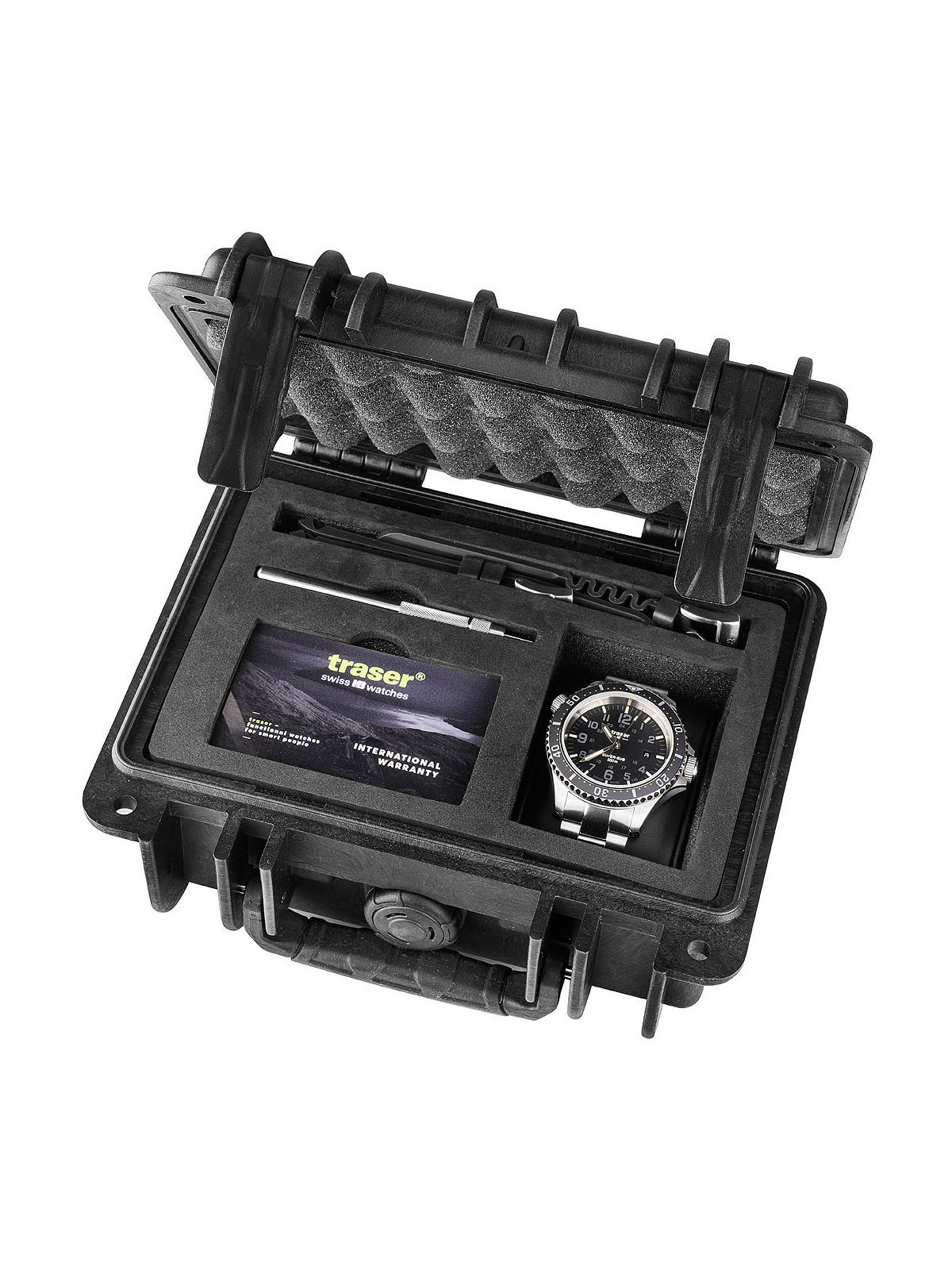orologio uomo Traser H3 110325 P67 Diver Automatic Green Special Set Mens Watch 46mm 50ATM