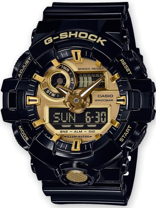 orologio uomo Casio GA-710GB-1AER G-Shock Mens Watch 53mm 20ATM