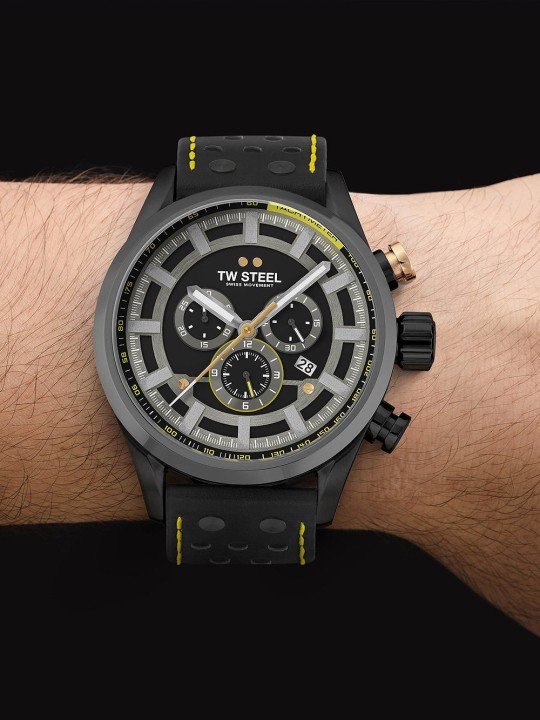 orologio uomo TW-Steel SVS207 Fast Lane Chronograph limited edition Mens Watch 48mm 10ATM