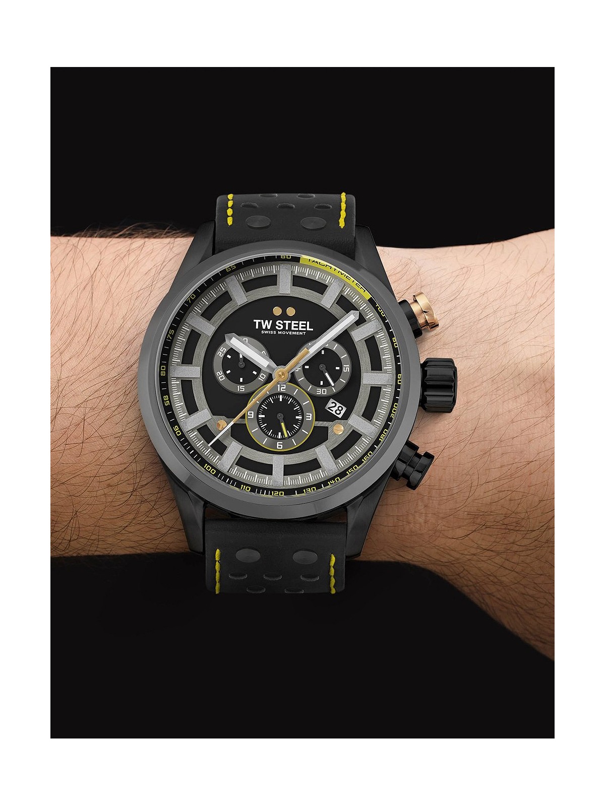 orologio uomo TW-Steel SVS207 Fast Lane Chronograph limited edition Mens Watch 48mm 10ATM