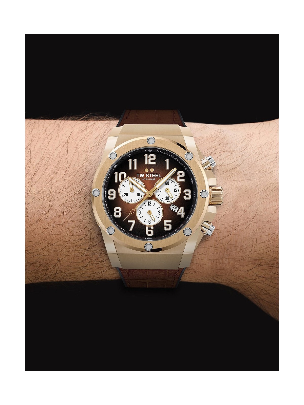orologio uomo TW-Steel ACE132 ACE Genesis Chronograph limited edition Mens Watch 44mm 20ATM