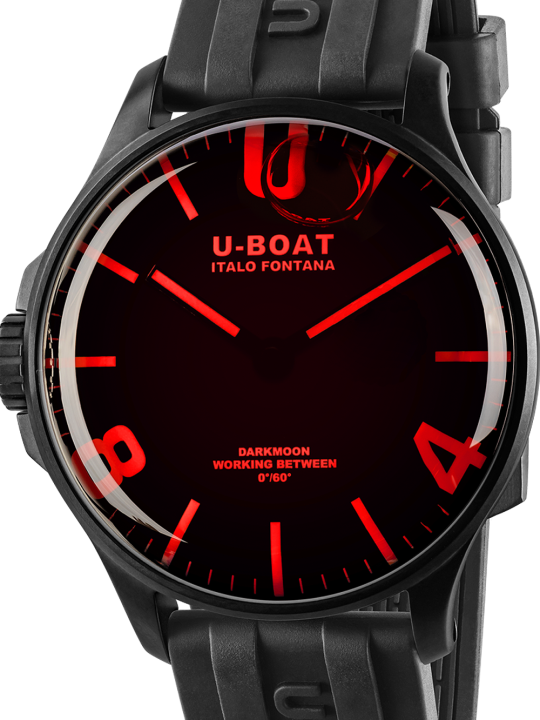 orologio uomo U-Boat 8466/D Darkmoon Red IPB 44mm 5ATM