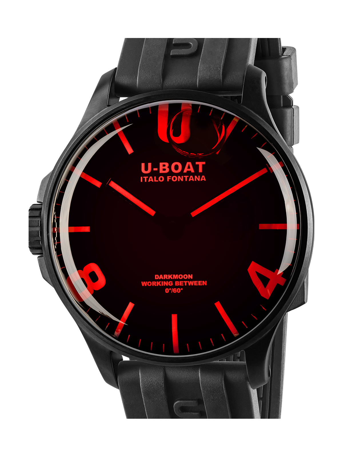 orologio uomo U-Boat 8466/D Darkmoon Red IPB 44mm 5ATM