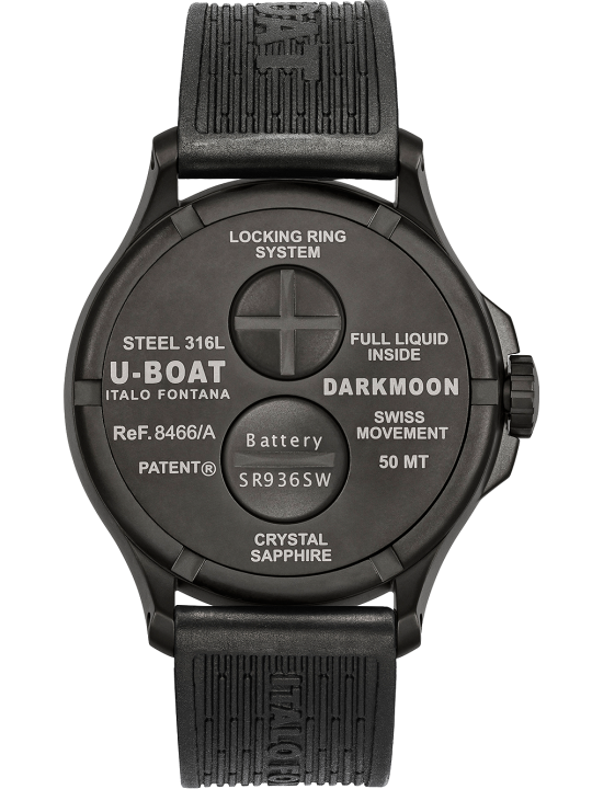 orologio uomo U-Boat 8466/D Darkmoon Red IPB 44mm 5ATM