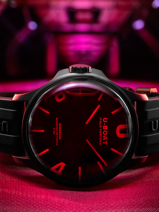 orologio uomo U-Boat 8466/D Darkmoon Red IPB 44mm 5ATM